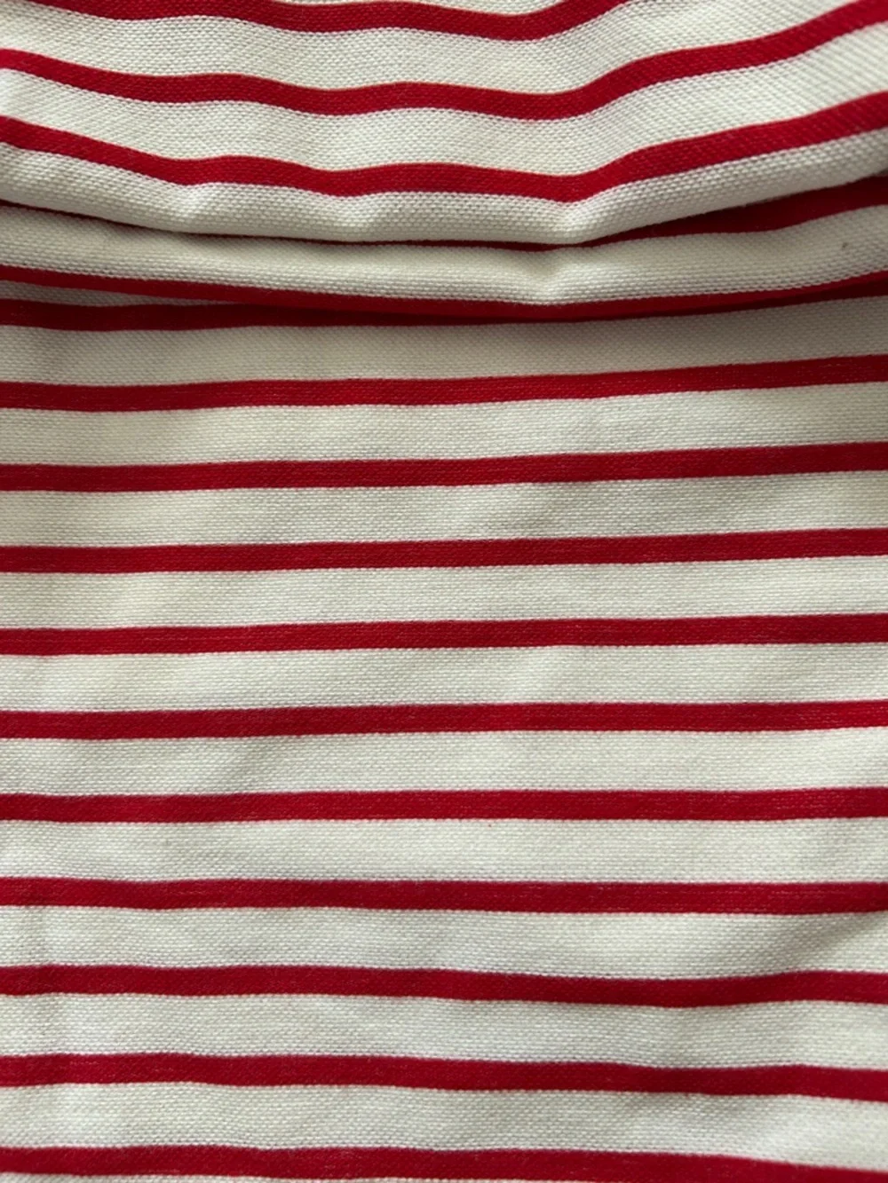 J Crew Cap Sleeve V Neck Mini Shirt Dress Tunic Candy Cane Red White Stripes XS